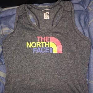 Grey The North Face tank
